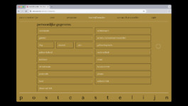 Post Castelijn - Website registration